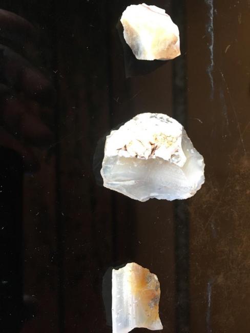 Colección lítica prehispánica.